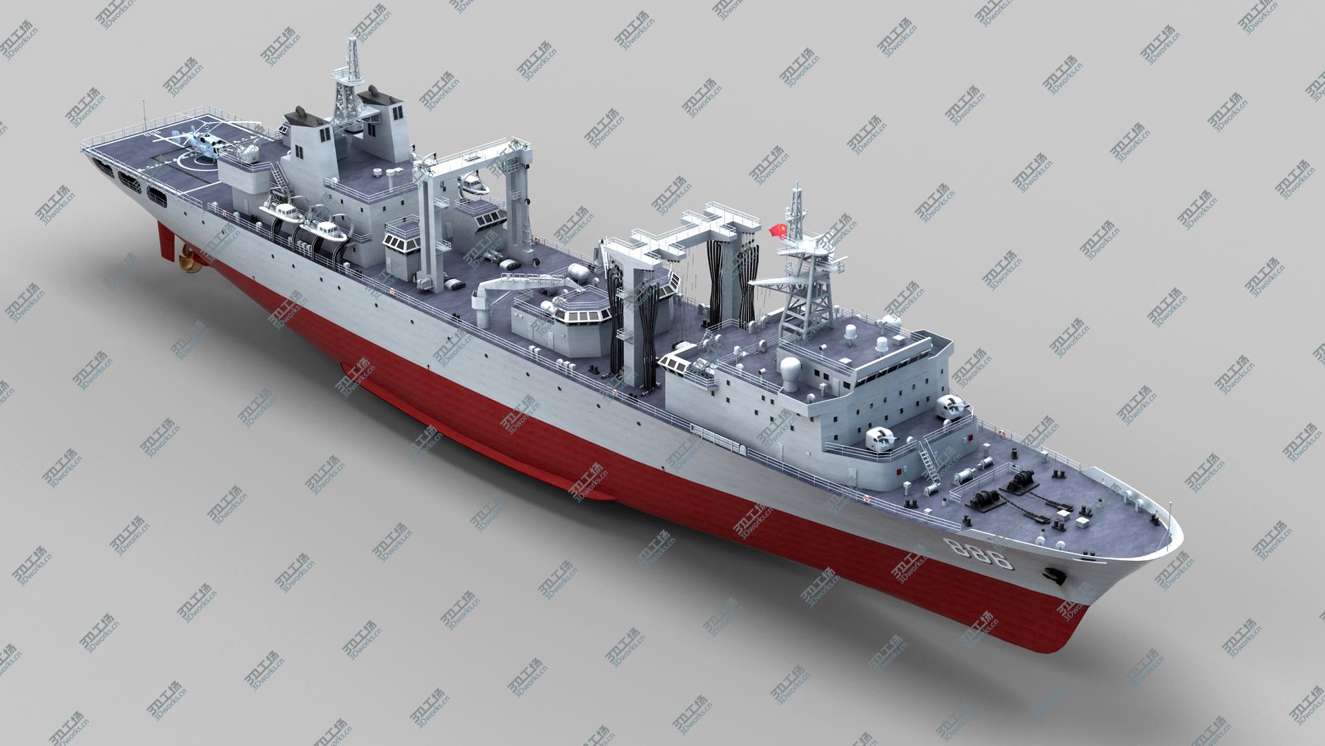 images/goods_img/2021040233/Chinese Navy Type 903  Auxiliary Ship 3D model/4.jpg